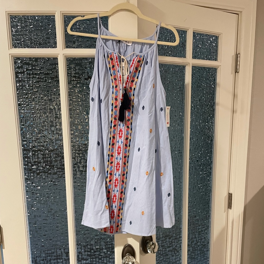 Red Dress Boutique Blue Aztec Dress